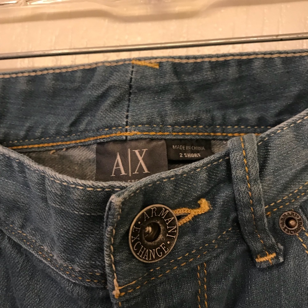Armani exchange distressed jeans size 2 short